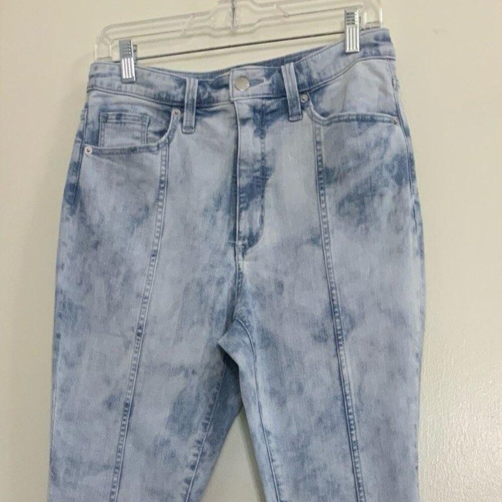 Universal Thread Highest Rise Acid Wash Skinny Jeans Size 10/30R Light Blue